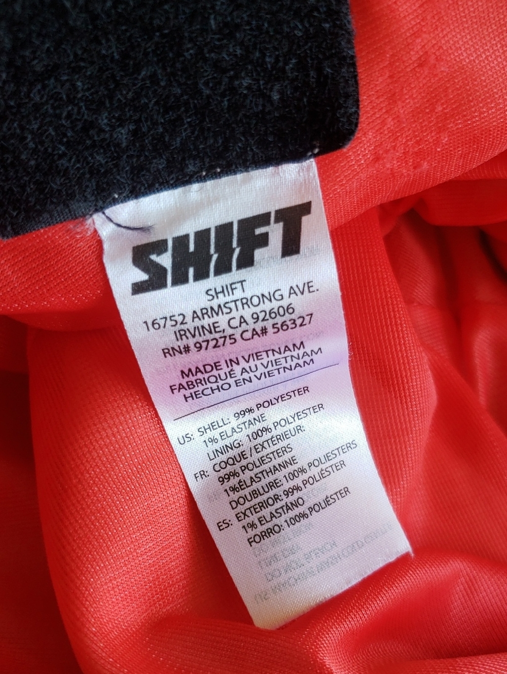 WHIT3 Red Riding Pants with White Logos - Picture 6 of 6